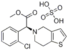 (S)-Methyl 2-(2-chlorophenyl)-2-(6,7-dihydrothieno[3,2-c]pyridin-5(4H)-yl)acetate sulfate Struktur