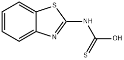 Carbamothioic acid, 2-benzothiazolyl- (9CI) Struktur