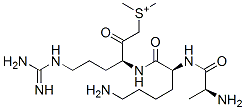 alanyl-lysyl-arginylmethyldimethylsulfonium Struktur