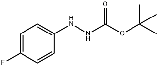 Hydrazinecarboxylic acid, 2-(4-fluorophenyl)-, 1,1-diMethylethyl ester Struktur