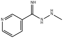 3-Pyridinecarboximidicacid,2-methylhydrazide(9CI) Struktur