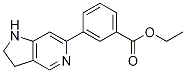 Benzoic acid, 3-(2,3-dihydro-1H-pyrrolo[3,2-c]pyridin-6-yl)-, ethyl ester Struktur