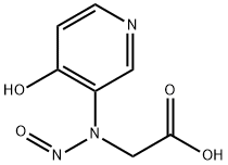 Glycine, N-(4-hydroxy-3-pyridinyl)-N-nitroso- (9CI) Struktur