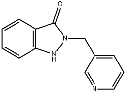 2-(3-pyridylmethyl)indazolinone Struktur