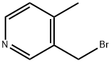 3-(BROMOMETHYL)-4-METHYLPYRIDINE Struktur