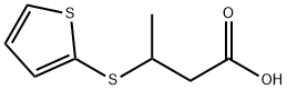 3-(2-THIENYLTHIO)BUTANOIC ACID Struktur