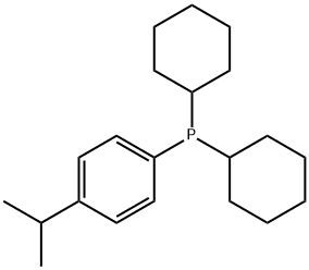 Dicyclohexyl(4-isopropylphenyl)phosphine Struktur