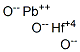 hafnium lead trioxide Struktur