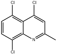 2-METHYL-4,5,8-TRICHLOROQUINOLINE Struktur