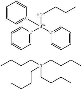 tetrabutylammonium butyltriphenylborate Struktur