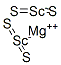 magnesium bis[dithioxoscandate(1-)]  Struktur