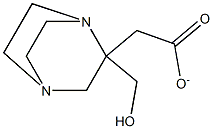 1,4-Diazabicyclo[2.2.2]octane-2-methanol,acetate(ester)(9CI) Struktur