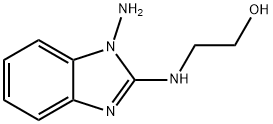 Ethanol, 2-[(1-amino-1H-benzimidazol-2-yl)amino]- (9CI) Struktur