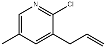 3-Allyl-2-chloro-5-methylpyridine Struktur