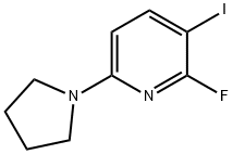 2-Fluoro-3-iodo-6-(pyrrolidin-1-yl)pyridine, 1203499-32-4, 結(jié)構(gòu)式