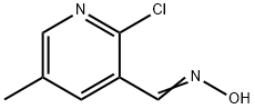 (E)-2-Chloro-5-methylnicotinaldehyde oxime Struktur