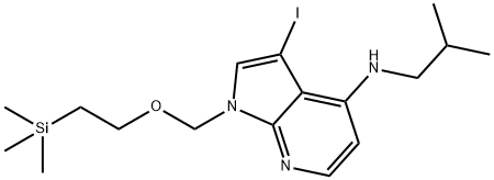 1-H-pyrrolo [2,3-B] pyridine- 4-amine Struktur