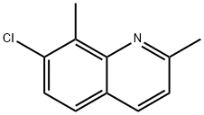 7-CHLORO-2,8-DIMETHYLQUINOLINE Struktur