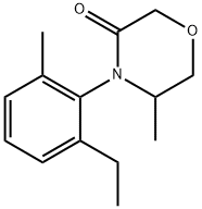 4-(2-ETHYL-6-METHYLPHENYL)-5-METHYL-3-MORPHOLINONE Struktur