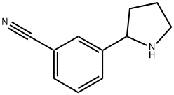 3-(2-Pyrrolidinyl)benzonitrile Struktur