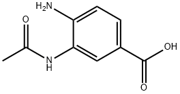 Benzoic acid, 3-(acetylamino)-4-amino- (9CI) Struktur