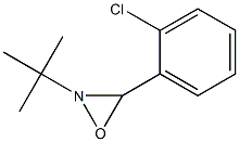 2-TERT-BUTYL-3-(2-CHLOROPHENYL)-1,2-OXAZIRIDINE Struktur