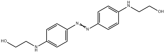 2-[[4-[4-(2-hydroxyethylamino)phenyl]diazenylphenyl]amino]ethanol Struktur