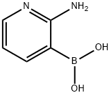 2-aMinopyridin-3-ylboronic acid Struktur