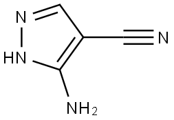 5-aMino-1H-pyrazole-4-carbonitrile Struktur