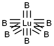 lutetium hexaboride Struktur