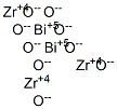 dibismuth trizirconium nonaoxide  Struktur