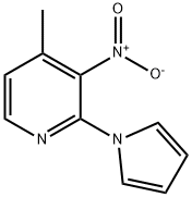 4-Methyl-3-nitro-2-(1H-pyrrol-1-yl)pyridine Struktur