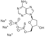 2'-DEOXYADENOSINE-5'-O-(1-THIODIPHOSPHATE), RP-ISOMER SODIUM SALT Struktur