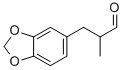 2-Methyl-3-(3,4-methylenedioxyphenyl)propanal Struktur