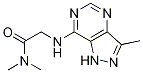 AcetaMide, N,N-diMethyl-2-[(3-Methyl-1H-pyrazolo[4,3-d]pyriMidin-7-yl)aMino]- Struktur