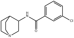 3-CHLORO-N-(3-QUINUCLIDINYL)BENZAMIDE Struktur