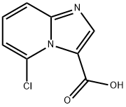 IMidazo[1,2-a]pyridine-3-carboxylic acid, 5-chloro- Struktur