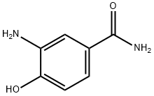 Benzamide, 3-amino-4-hydroxy- (9CI) Struktur