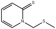 2(1H)-Pyridinethione,  1-[(methylthio)methyl]- Struktur