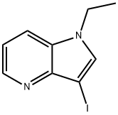 1-ethyl-3-iodo-1H-pyrrolo[3,2-b]pyridine Struktur