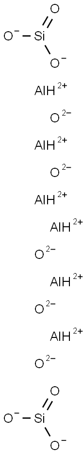 hexaaluminium pentaoxide disilicate Struktur