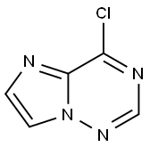 4-Chloro-imidazo[2,1-f][1,2,4]triazine Struktur