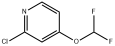 2-chloro-4-(difluoroMethoxy)pyridine Struktur