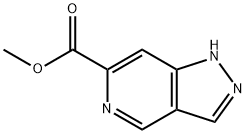 1H-Pyrazolo[4,3-c]pyridine-6-carboxylic acid Methyl ester Struktur