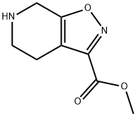 Methyl 4,5,6,7-tetrahydroisoxazolo[5,4-c]pyridine-3-carboxylate Struktur