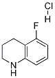 5-fluoro-1,2,3,4-tetrahydroquinoline hydrochloride Struktur