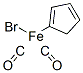 BROMOCYCLOPENTADIENYLDICARBONYLIRON(II) Struktur