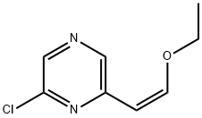 2-Chloro-6-[(1Z)-2-ethoxyethenyl]pyrazine Struktur