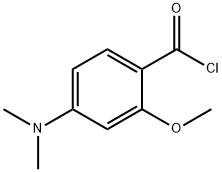 4-(diMethylaMino)-2-Methoxybenzoyl chloride Struktur