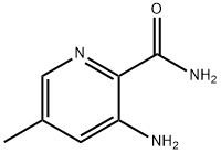 3-Amino-2-carbamoyl-5-methylpyridine Struktur